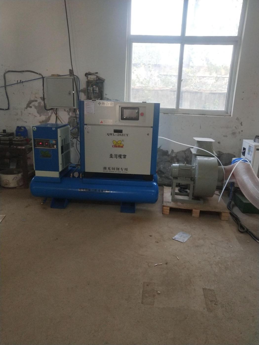 激光切割螺桿空壓機 激光切割螺桿空壓機